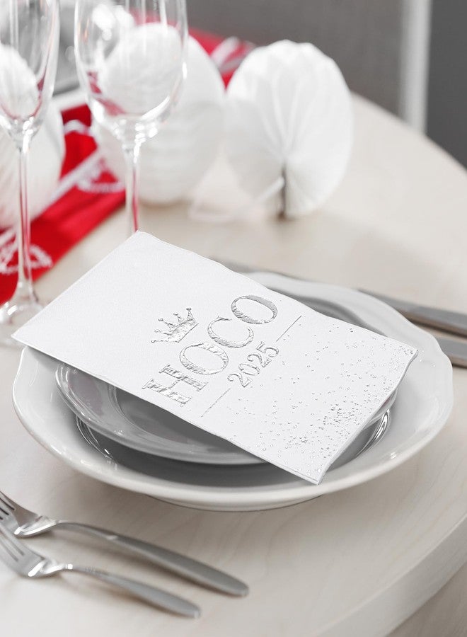 Resurhang Resurhang 100 Pcs Hoco Decorations 2026 Napkins Homecoming Disposable Paper Silver Hoco Dinner Napkins for High School College Homecoming Party Decorations Class of 2026 Party Supplies - Image 4